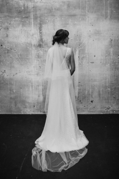 Wedding dress Atelier Swan Nadine back