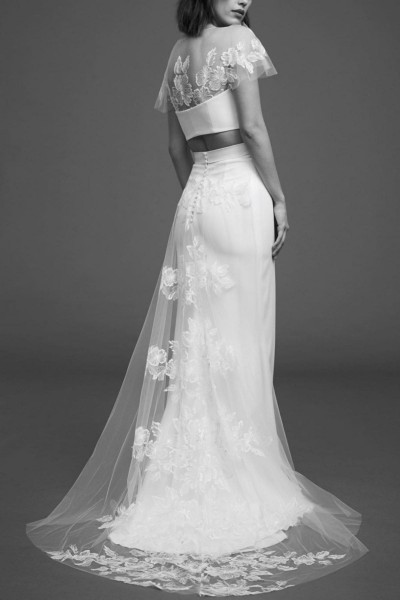 Wedding top & skirt Rime Arodaky Kim Wylde back
