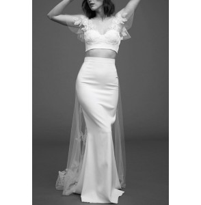 Wedding top & skirt Rime Arodaky Kim Wylde front